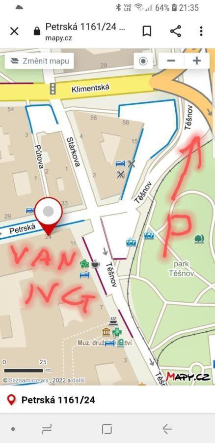 פראג Apartman Van Ng מראה חיצוני תמונה